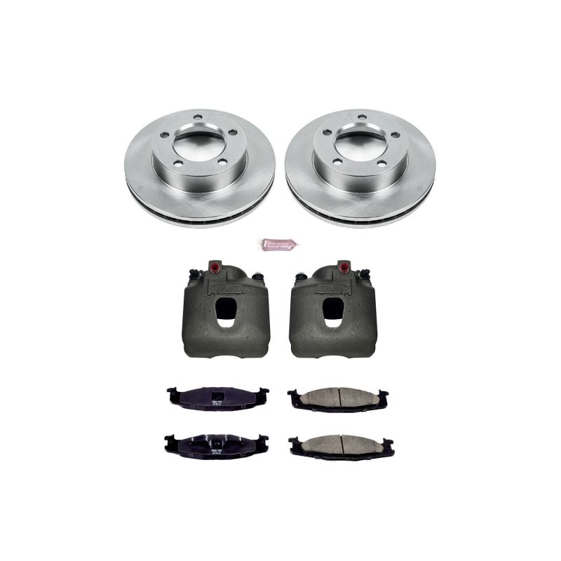 Power Stop 94-96 Ford Bronco Front Autospecialty Brake Kit w/Calipers