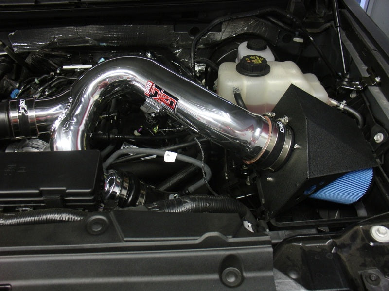 Injen 12-13 Ford F-150 V6 3.5L Eco Boost Engine Short Ram Intake Kit w/ MR Tech - Wrinkle Black