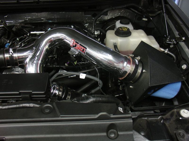 Injen 12-13 Ford F-150 V6 3.5L Eco Boost Engine Short Ram Intake Kit w/ MR Tech - Wrinkle Black