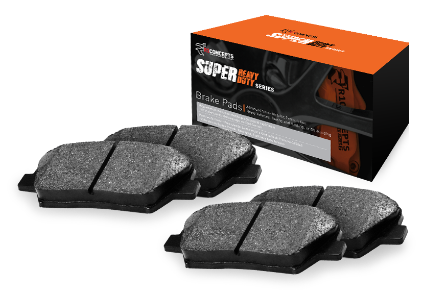 R1 Concepts 2214-1680-00 - Super Heavy Duty Front Brake Pads